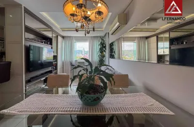 Apartamento mobiliado com 2 dormitórios, sendo 1 suíte à venda, 70 m² por R$ 730.000 - Vila Nova - Blumenau/SC