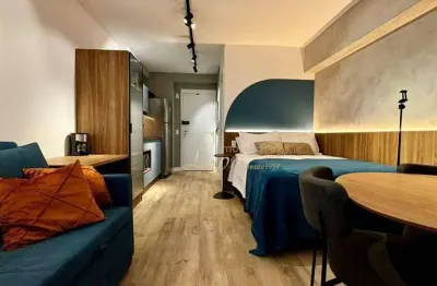 Studio com 1 dormitório para alugar, 26 m² por r$ 5.204/mês - alto de pinheiros - são paulo/sp