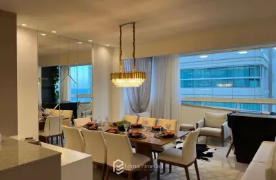 Apartamento a venda # suítes quadra mar na meia praia em itapema