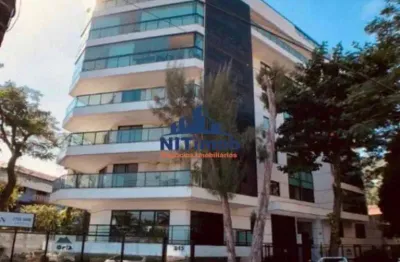 Cobertura à venda, 4 quartos, 4 suítes, 3 vagas, charitas - niterói/rj