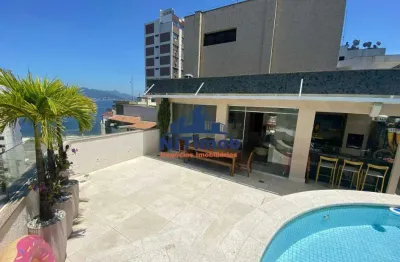 Cobertura à venda, 4 quartos, 2 suítes, 4 vagas, icaraí - niterói/rj