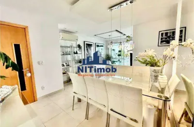 Apartamento à venda, 2 quartos, 1 suíte, 1 vaga, charitas - niterói/rj