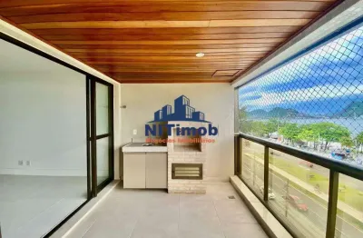 Apartamento à venda, 4 quartos, 4 suítes, 3 vagas, charitas - niterói/rj