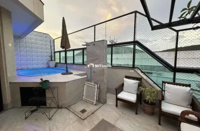 Cobertura à venda, 3 quartos, 2 suítes, 2 vagas, charitas - niterói/rj