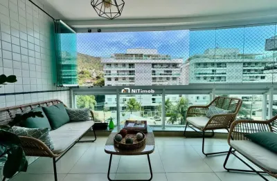 Apartamento à venda, 2 quartos, 1 suíte, 1 vaga, charitas - niterói/rj
