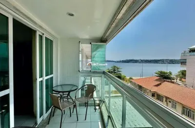 Apartamento à venda, 3 quartos, 1 suíte, 2 vagas, charitas - niterói/rj