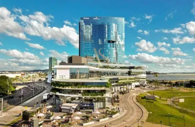Sala comercial com 1 sala para alugar na avenida padre cacique, 2893, praia de belas, porto alegre por r$ 2.400