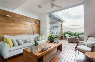 Cobertura itaim bibi - 245m², reformada e vista panorâmica, 3 suites