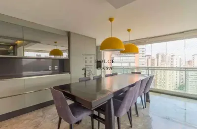 Apartamento mobiliado na vila nova conceição - 3 suites e varanda gourmet