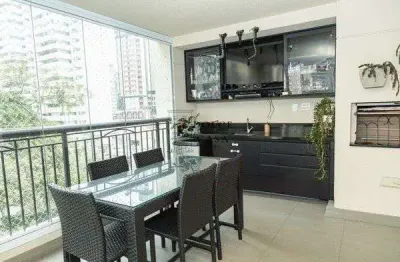 Apartamento em moema  4 dormitórios, varanda gourmet e amplo lazer.