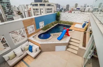 Cobertura em moema - 320m², 4 suites, piscina, espaço gourmet .