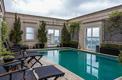 Cobertura duplex  no Jardim Paulista - vista panorâmica deslumbrante