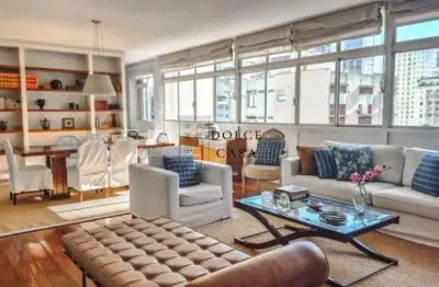 Apartamento mobiliado para alugar no Jardins - 184m², 2 quartos, 1 vaga