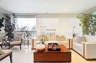 Apartamento a venda na Vila Nova Conceição - 295m², 3 suites, varanda gourmet