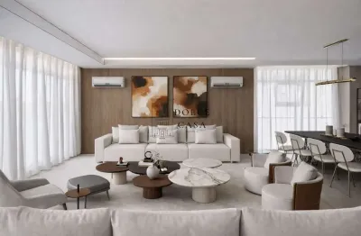 Apartamento no Jardins - 256m², reformado, mobiliado com 4 suites