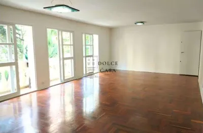 Apartamento no Jardim Paulista - 180m², 4 dormitórios, varanda e ótimo lazer