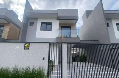 Sobrado com 3 dormitórios à venda, 133 m² por r$ 899.000 - afonso pena - são josé dos pinhais/pr