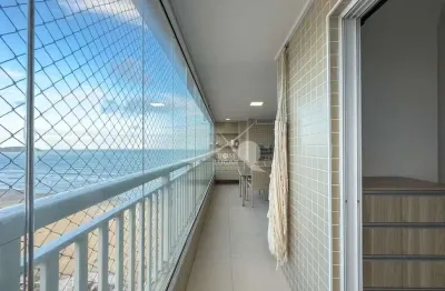 Apartamento frente mar com 3 quartos em praia grande - sp