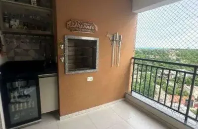 Apartamento a venda com 3 quartos sendo 1 suíte e armários planejados sacada com churrasqueira e 2 g