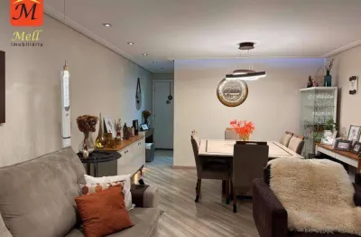 Jaguaré -   apartamento à venda com 104m²  de área, duas vagas de garagem cobertas e demarcadas