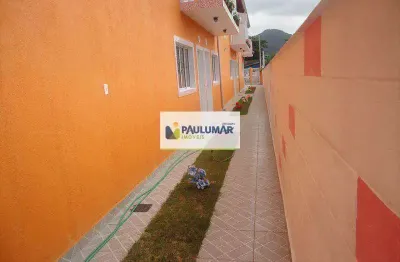 Sobrado com 2 quartos, vila atlântica, mongaguá - r$ 220 mil, cod: 60808