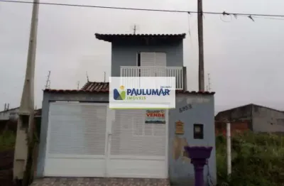 Sobrado com 2 quartos, vera cruz, mongaguá - r$ 190 mil, cod: 827994