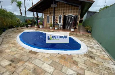Casa com 3 quartos, flórida mirim, mongaguá - r$ 425 mil, cod: 832081