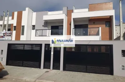 Sobrado com 3 dorms, jardim aguapeu, mongaguá - r$ 855 mil, cod: 832633