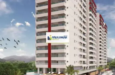 Apartamento com 2 dorms, caiçara, praia grande - r$ 395 mil, cod: 832822