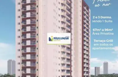 Apartamento com 2 dorms, jadim praia grande, mongaguá - r$ 340 mil, cod: 832876