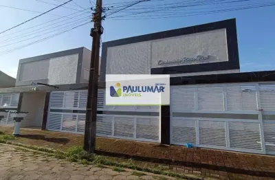Sobrado de condomínio com 2 dorms, balneário itaóca, mongaguá - r$ 320 mil, cod: 832355