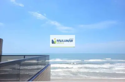 Cobertura com 2 dorms, centro, mongaguá - r$ 360 mil, cod: 833089
