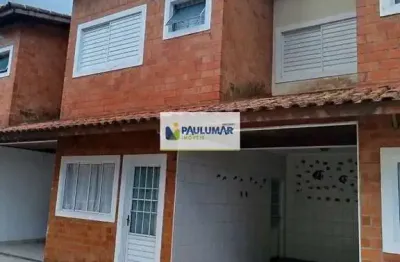 Sobrado de condomínio com 3 dorms, vila são paulo, mongaguá - r$ 280 mil, cod: 833001