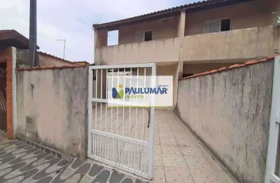Sobrado com 2 quartos, agenor de campos, mongaguá - r$ 260 mil, cod: 833411