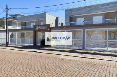 Sobrado de condomínio com 2 quartos, suarão, itanhaém - r$ 450 mil, cod: 833511