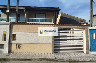 Sobrado com 2 quartos, vera cruz, mongaguá - r$ 550 mil, cod: 833666