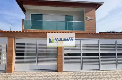 Sobrado de condomínio com 2 quartos, princesa, praia grande, cod: 833777