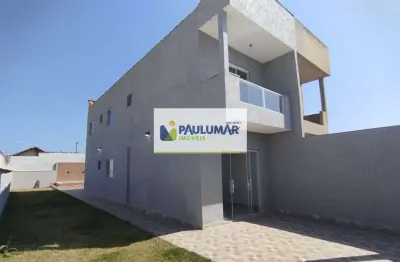 Sobrado com 3 quartos, balneário jussara, mongaguá - r$ 415 mil, cod: 833946