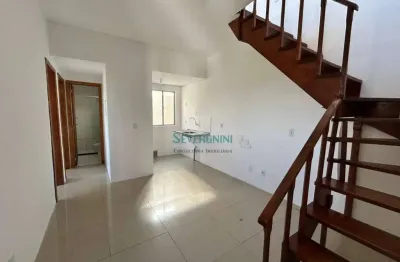 Cobertura com 2 dormitórios, 83 m² - venda por r$ 230.000 ou aluguel por r$ 1.100/mês - vila cachoeirinha - cachoeirinha/rs