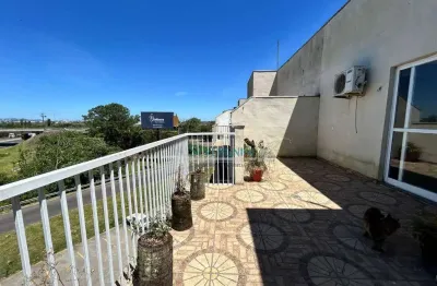 Cobertura com 2 dormitórios, 108 m² - venda por r$ 289.000 ou aluguel por r$ 2.000/mês - vila cachoeirinha - cachoeirinha/rs