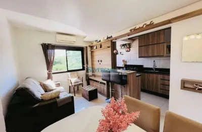 Apartamento com 3 mobiliado dormitórios à venda, 57 m² por r$ 259.000 - passo das pedras - gravataí/rs