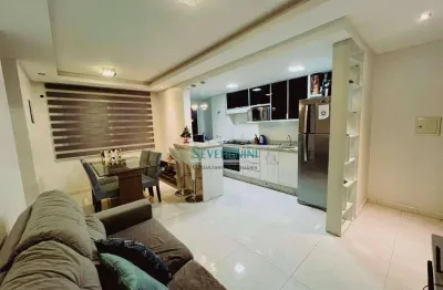 Apartamento mobiliado com 2 dormitórios à venda, 50 m² por r$ 201.900 - barnabé - gravataí/rs