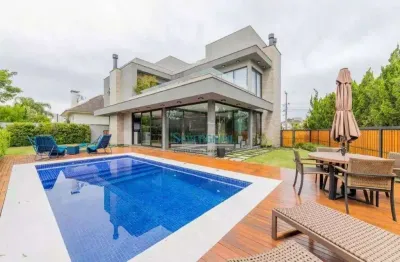 Sobrado com 5 dormitórios à venda, 350 m² por r$ 5.200.000,00 - alphaville - gravataí/rs