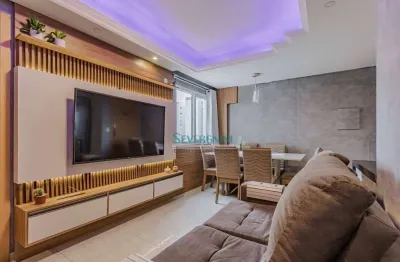 Apartamento com 3 dormitórios à venda, 65 m² por r$ 395.000,00 - vila monte carlo - cachoeirinha/rs