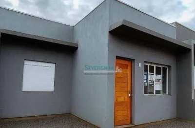 Casa com 2 dormitórios à venda, 46 m² por r$ 225.000,00 - neópolis - gravataí/rs