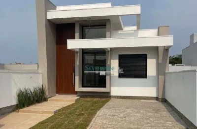Casa com 3 dormitórios à venda, 90 m² por r$ 591.500,00 - reserva bela vista - gravataí/rs