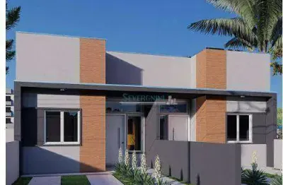 Casa com 2 dormitórios à venda, 45 m² por r$ 292.000,00 - águas mortas - gravataí/rs