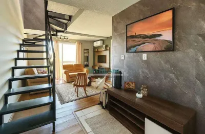 Cobertura com 2 dormitórios, 108 m² - venda por r$ 298.000 ou aluguel por r$ 2.000/mês - vila cachoeirinha - cachoeirinha/rs