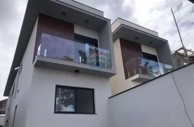 Sobrado novo a venda - 3 dormitórios sendo 1 suíte - 2 vagas - arujá - sp