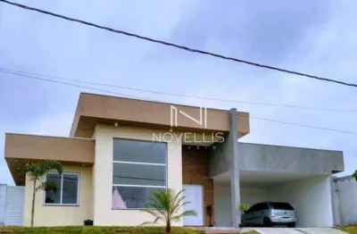 Casa com 3 dormitórios para alugar, 218 m² por r$ 7.896,67/mês - ecopark bourbon - caçapava/sp